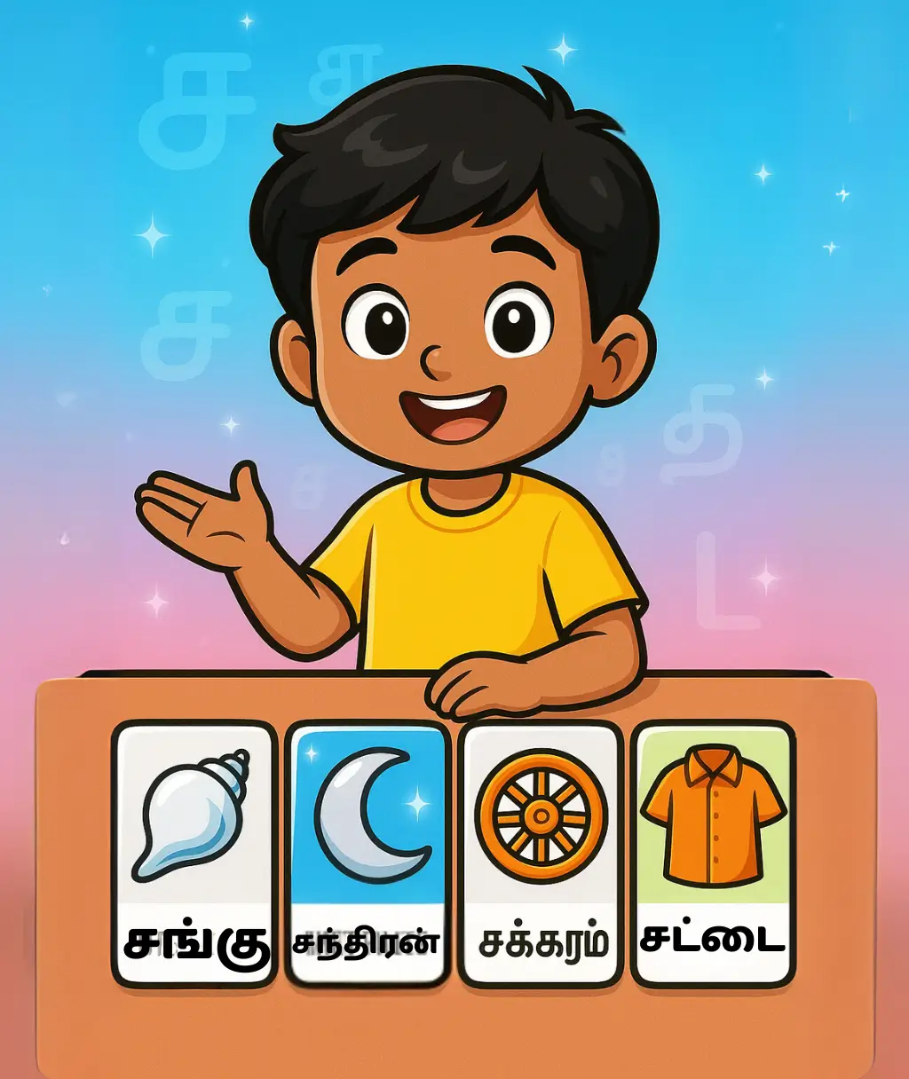 "ச"-ன் அகரவரிசை முறை
