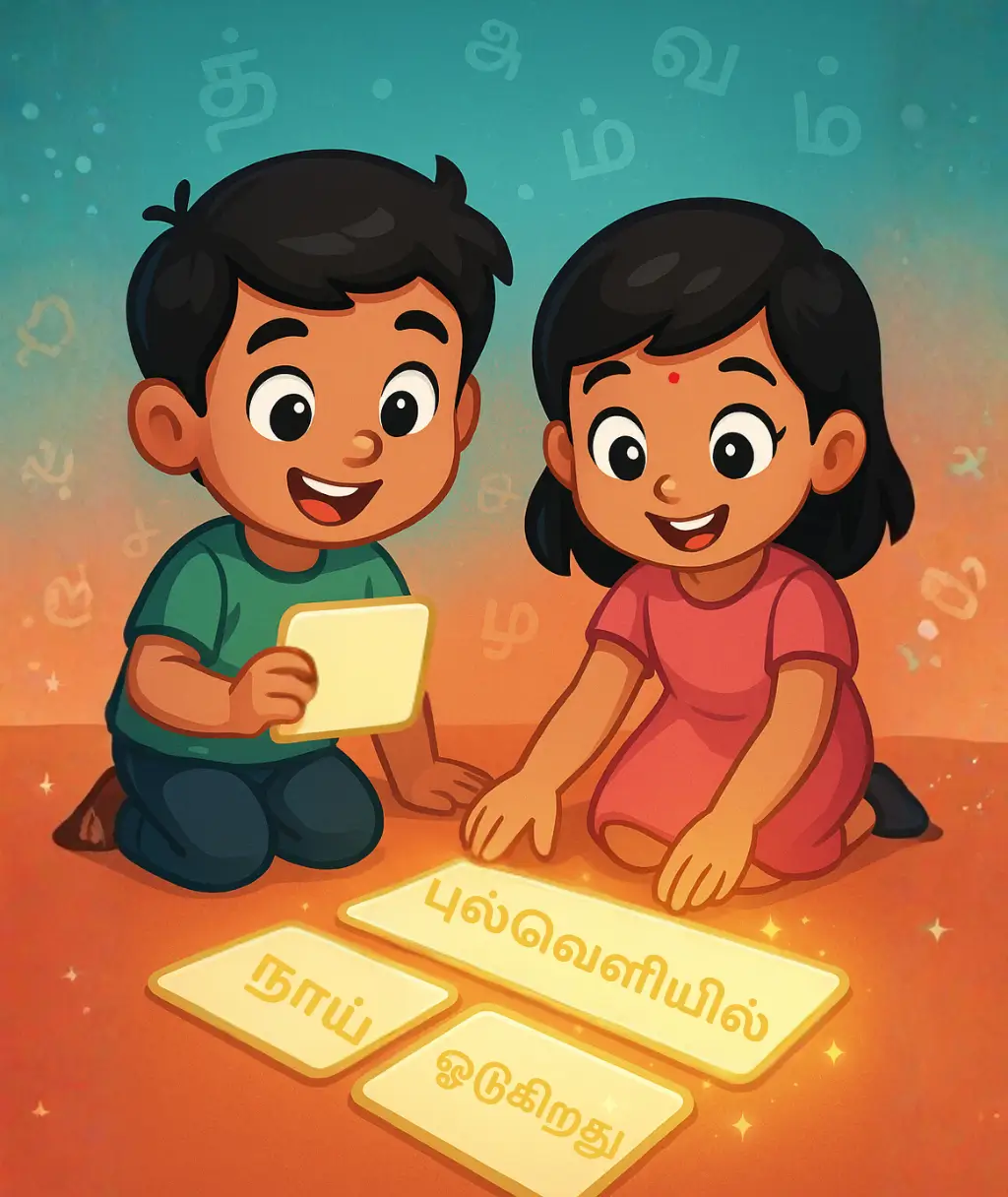 வார்த்தைகளை வரிசைப்படுத்தவும்!