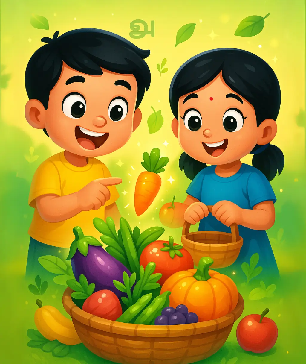 காய்கறிகளை கண்டுபிடி!