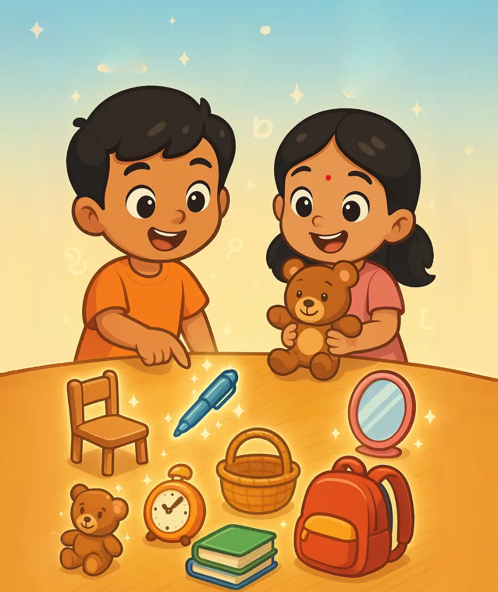 பொருட்களின் பெயரை அறிவோம்!