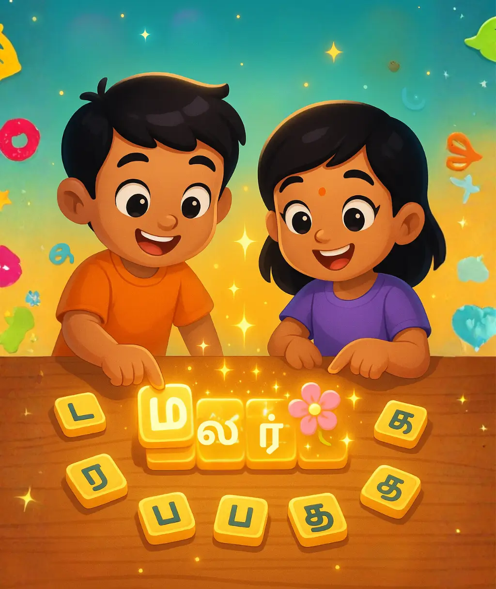 எழுத்துக்களை வைத்து வார்த்தையை கண்டுபிடி!