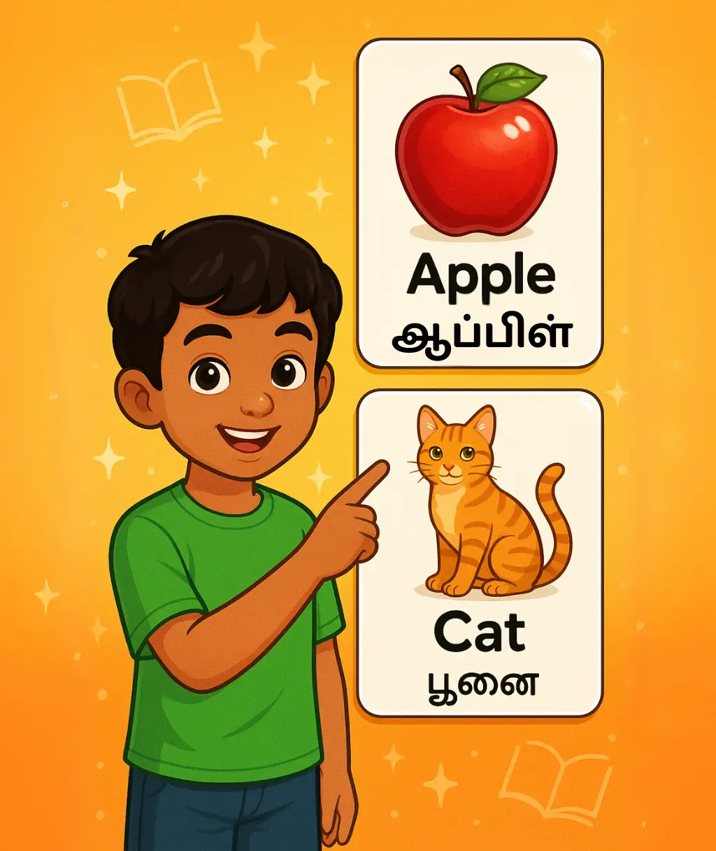 ஆங்கிலச் சொல்லை தமிழ் சொல்லோடு பொருத்துவோம்!