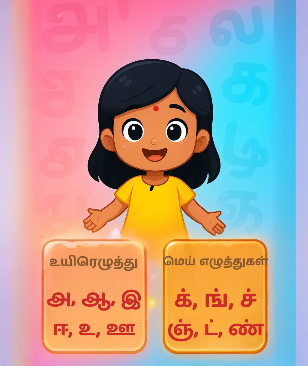 உயிரெழுத்துகள் மற்றும் மெய்யெழுத்துகள்