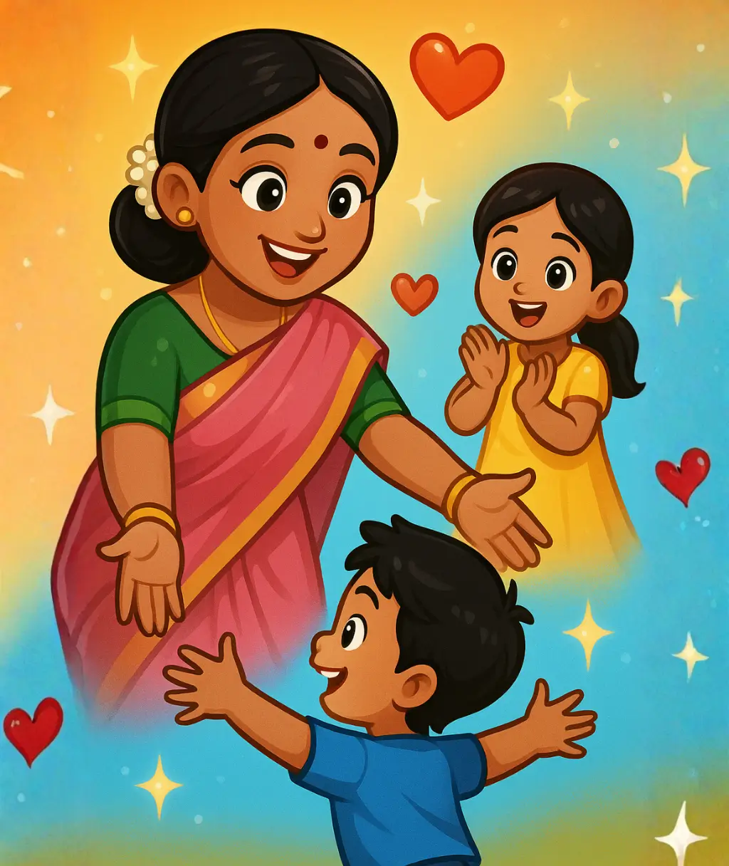 அம்மா இங்கே வா வா!