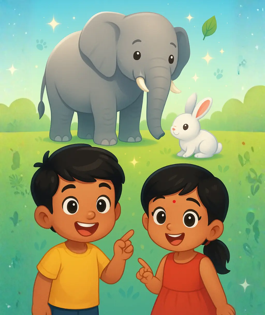 பெரிய மற்றும் சிறிய விலங்குகள்