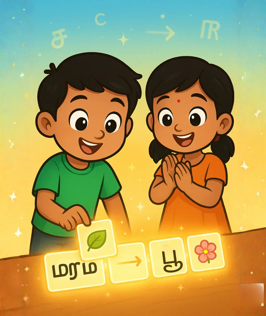 பொருத்தமான சொற்களைக் கொண்டு தொடரை முழுமை படுத்துவோம்!