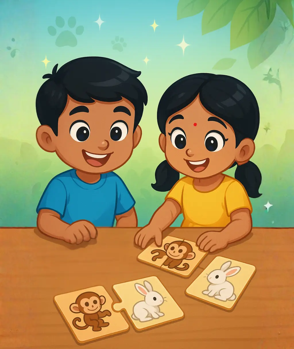 விலங்குகளை பொருத்தவும்!