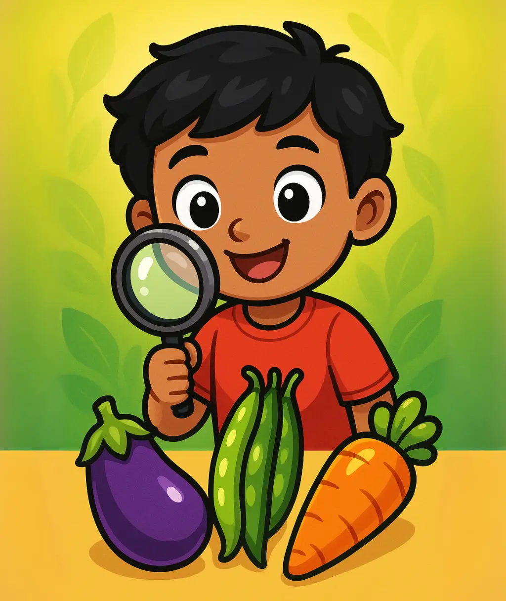 காய்கறிகளின் பெயரை கண்டுபிடி!