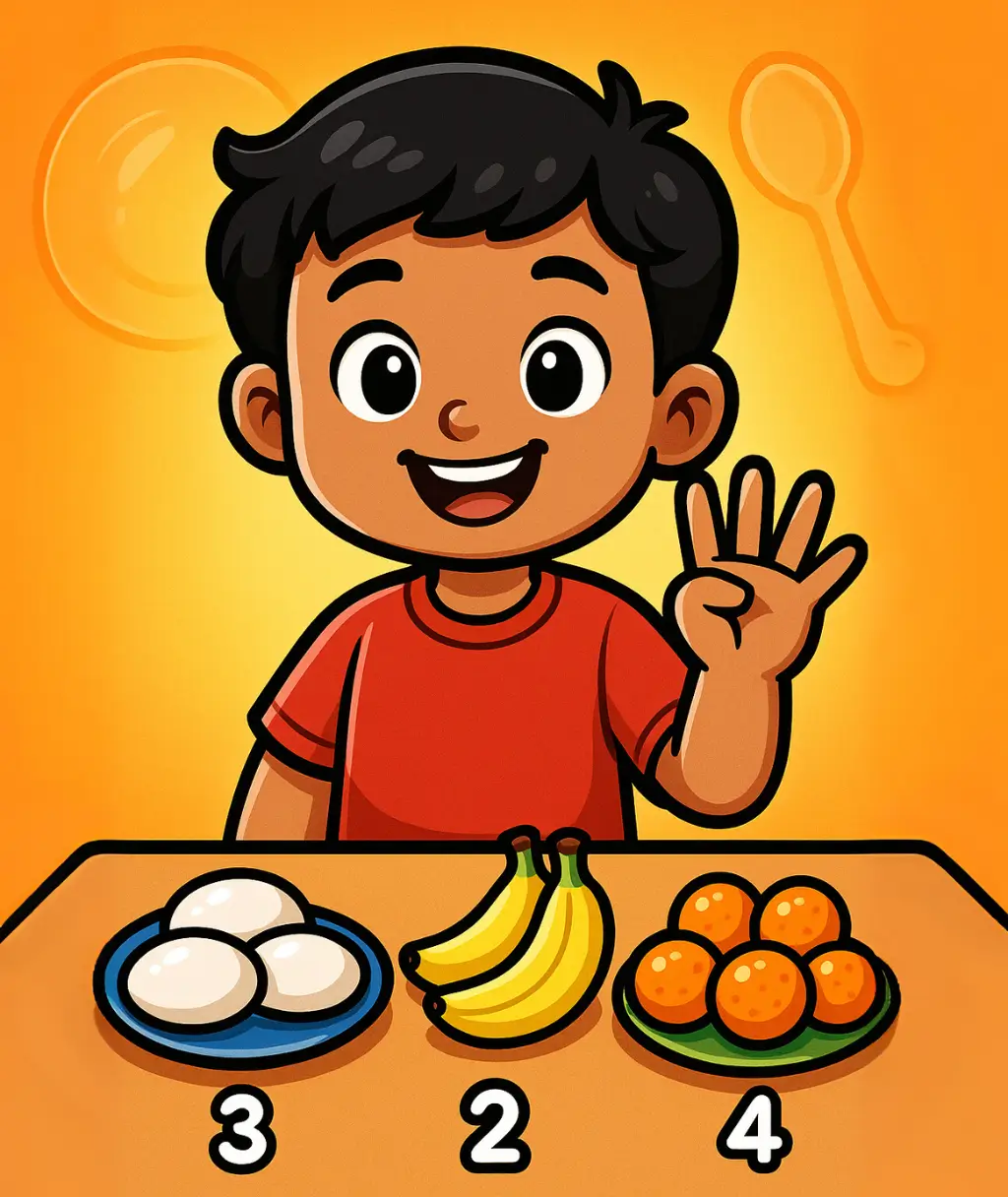 உணவுப் பொருட்களின் எண்ணிக்கை